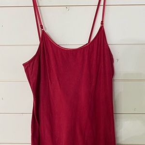Spaghetti strap tank top